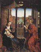 Roger Van Der Weyden Saint Luke Drawing the Virgin and Child oil